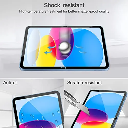 iPad 10th Gen 10.9" 2022 Tempered Glass Screen Protector