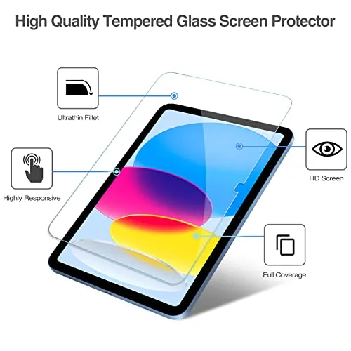 iPad 10th Gen 10.9" 2022 Tempered Glass Screen Protector