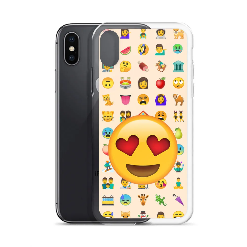 iPhone Heart Eyes Emoji Case