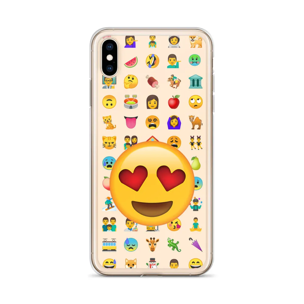 iPhone Heart Eyes Emoji Case