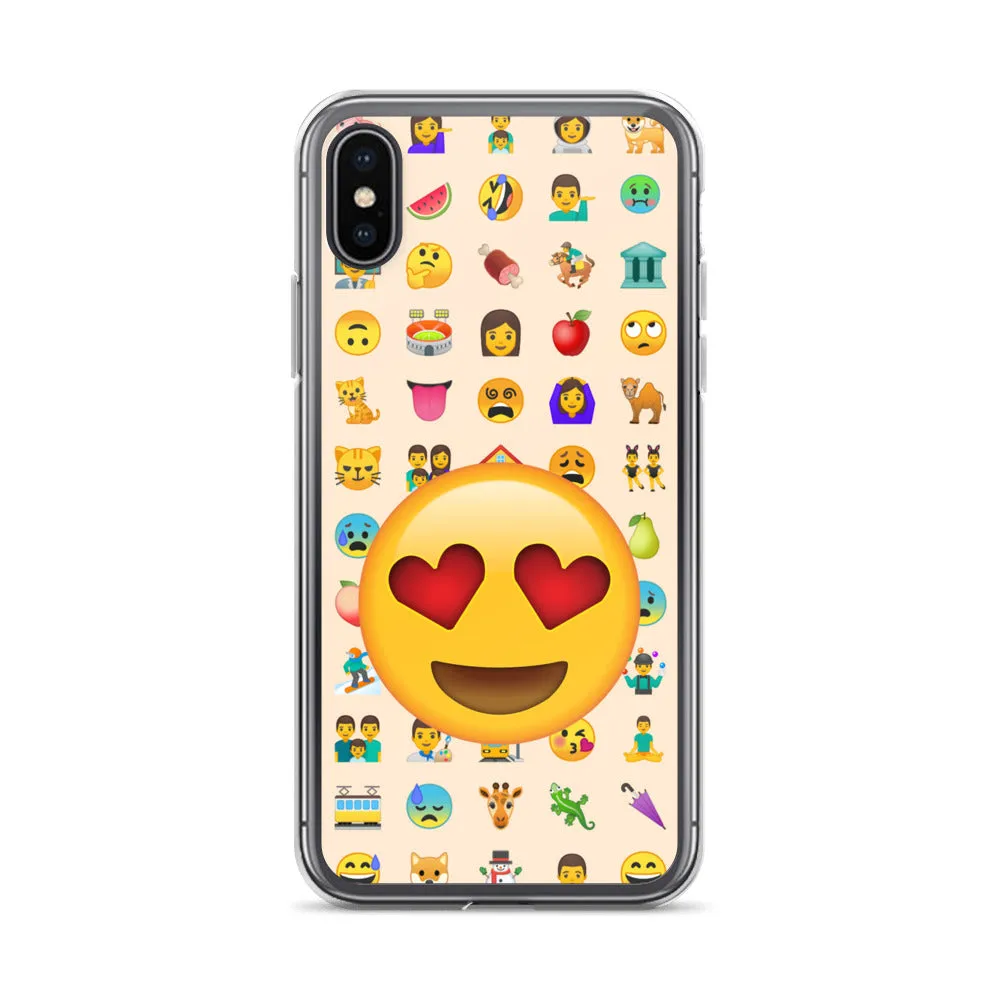 iPhone Heart Eyes Emoji Case