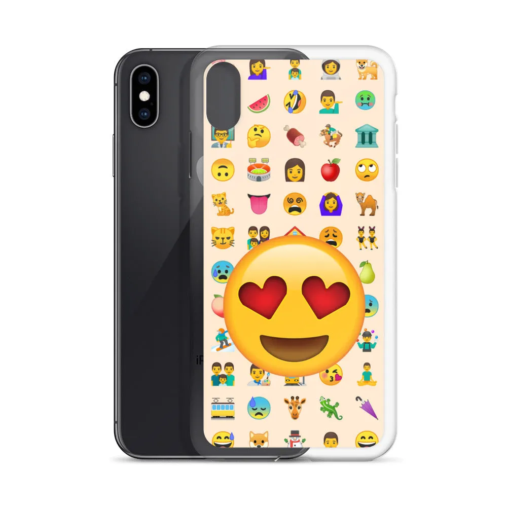 iPhone Heart Eyes Emoji Case