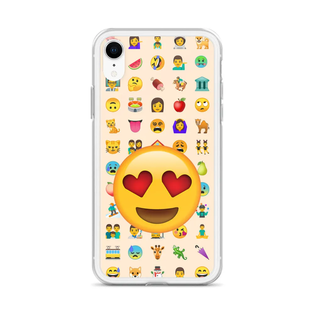 iPhone Heart Eyes Emoji Case