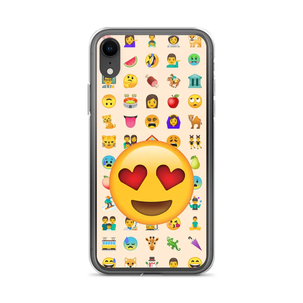 iPhone Heart Eyes Emoji Case