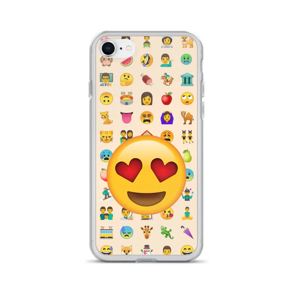 iPhone Heart Eyes Emoji Case