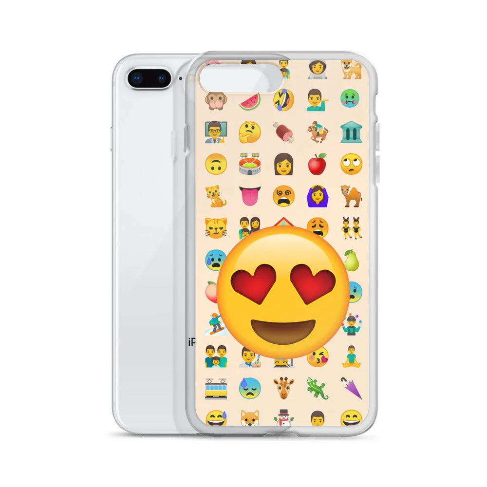 iPhone Heart Eyes Emoji Case