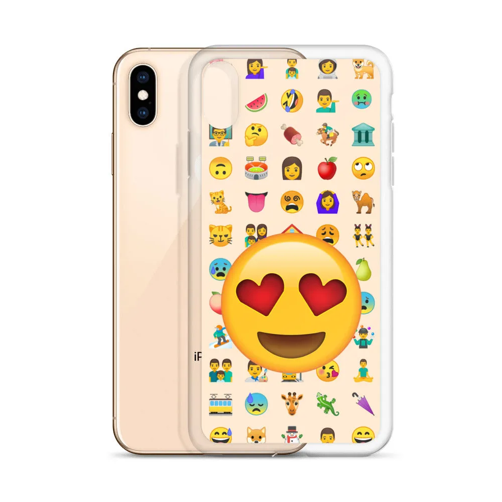 iPhone Heart Eyes Emoji Case