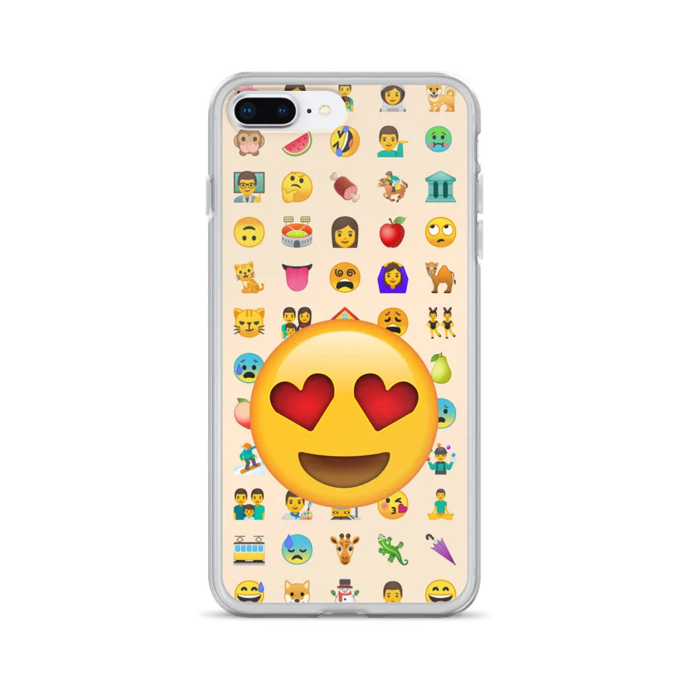 iPhone Heart Eyes Emoji Case