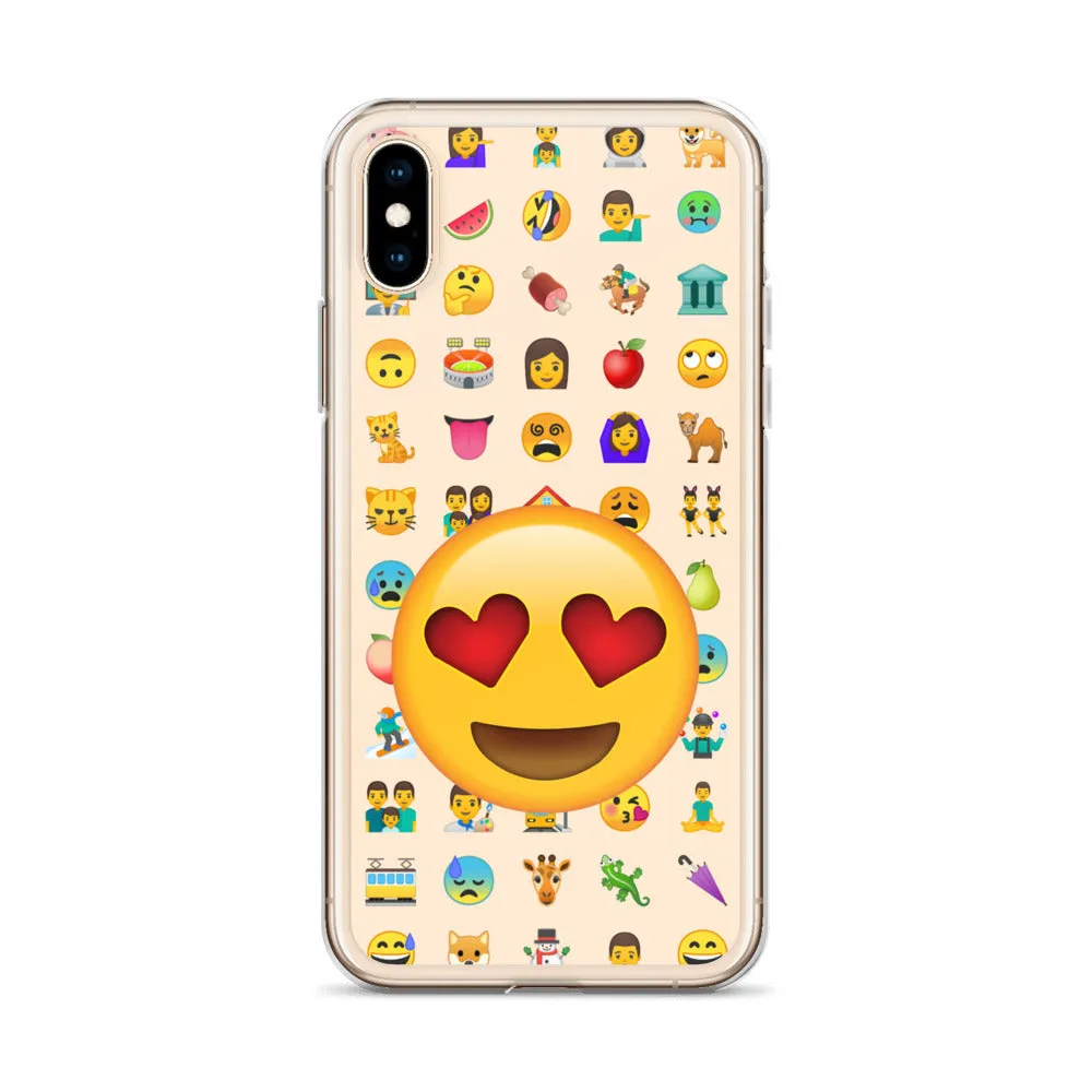 iPhone Heart Eyes Emoji Case