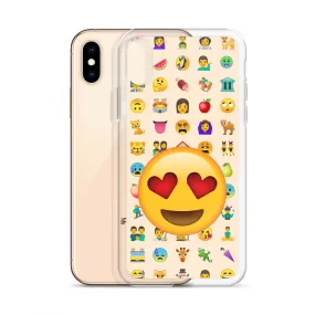 iPhone Heart Eyes Emoji Case