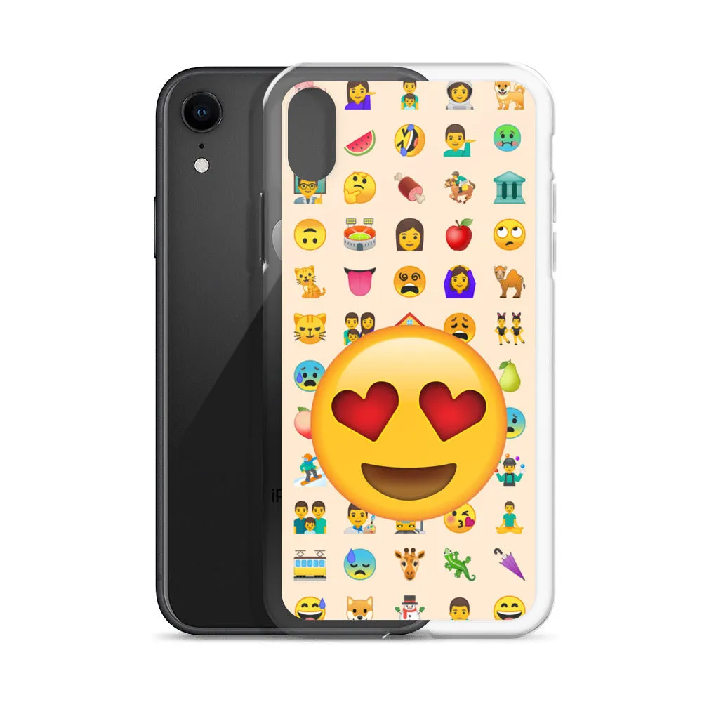 iPhone Heart Eyes Emoji Case