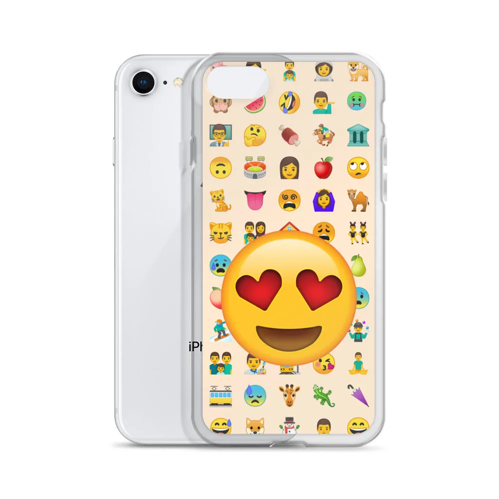 iPhone Heart Eyes Emoji Case