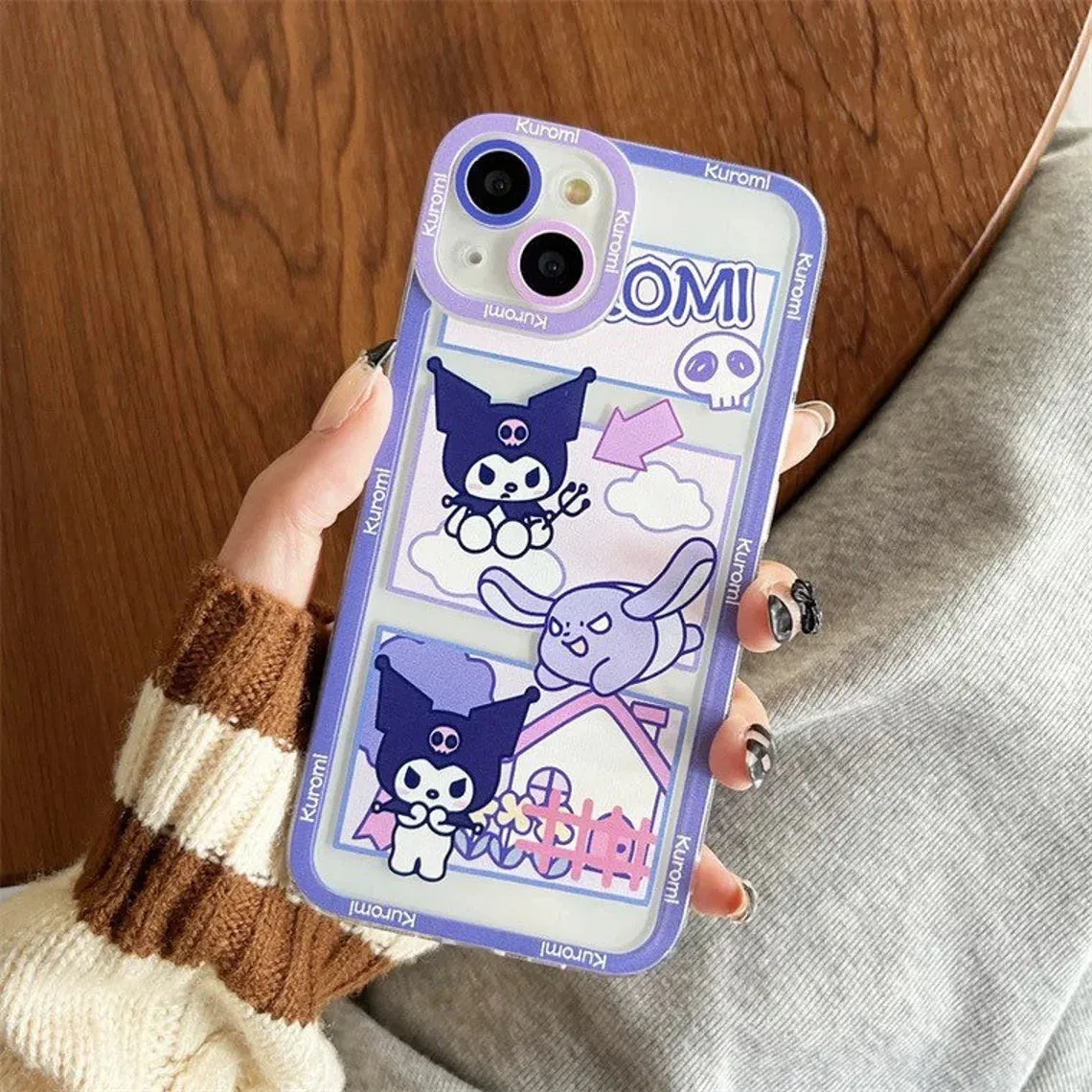 Japanese Cartoon KT KU PC Comics iPhone Case iPhone 6 7 8 PLUS SE2 XS XR X 11 12 13 14 15 Pro Promax 12mini 13mini