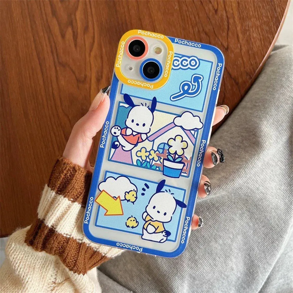 Japanese Cartoon KT KU PC Comics iPhone Case iPhone 6 7 8 PLUS SE2 XS XR X 11 12 13 14 15 Pro Promax 12mini 13mini