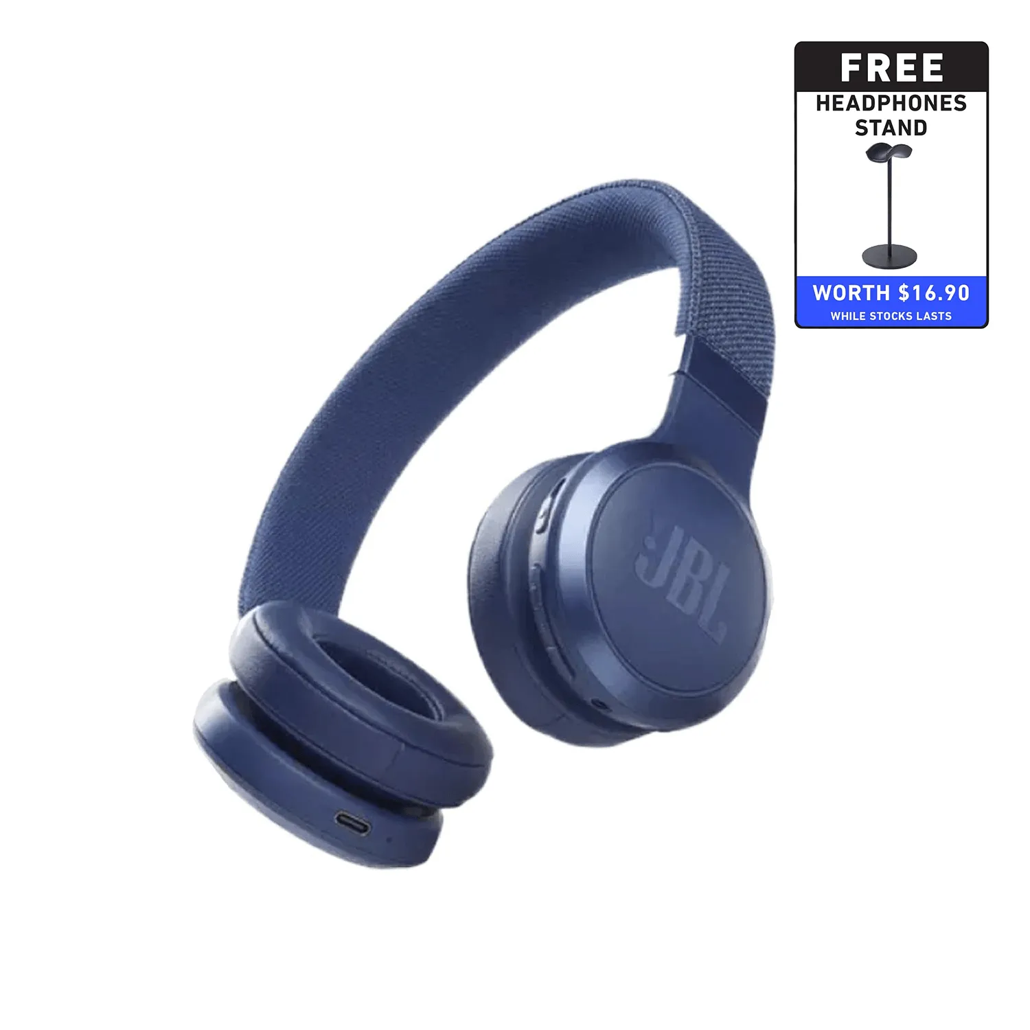 JBL Live 460NC Wireless On-Ear Noise Cancelling Headphones