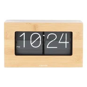 Karlsson Boxed Flip 21cm Table Clock