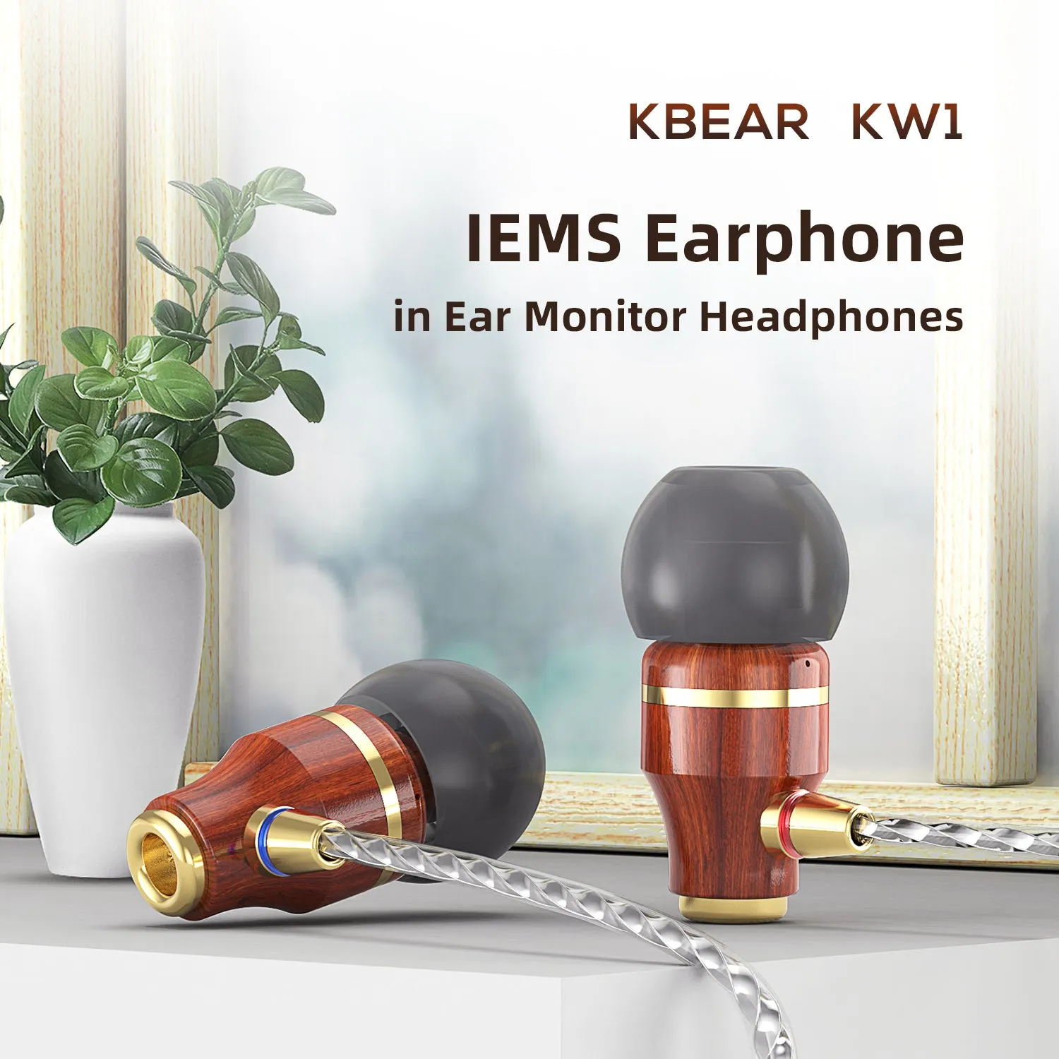 【KBEAR KW1】Single DD In-Ear Earphones HiFi 3.5mm Wired Earbuds Headphones Lightning Earphones for iphone Type C Earbuds with mic