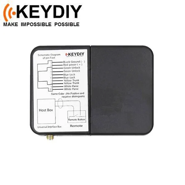 KEYDIY - Remote Universal Interface - 10 Pin Adapter Box - Flip Key Remote Adapter