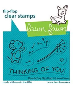 Lawn Fawn - Dandy Day Flip-Flop - clear stamp set