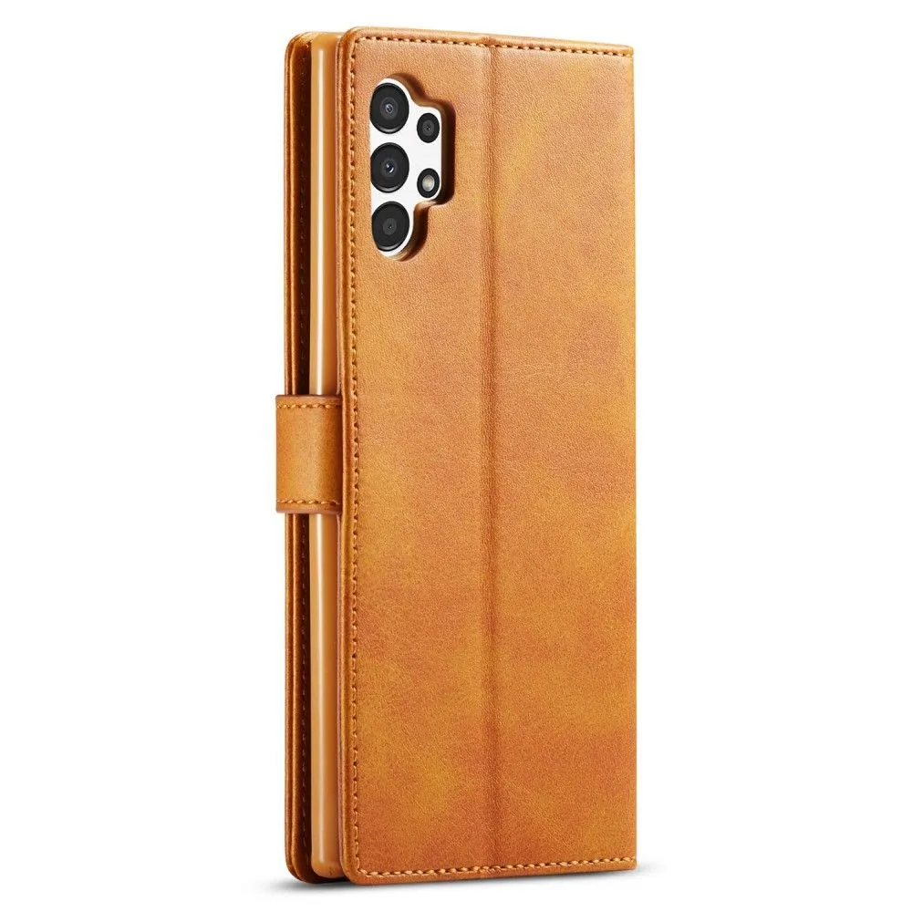 LC.IMEEKE Samsung Galaxy A13 4G Flip Case - Brown