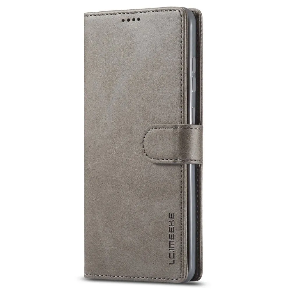 LC.IMEEKE Samsung Galaxy A73 Flip Case - Grey