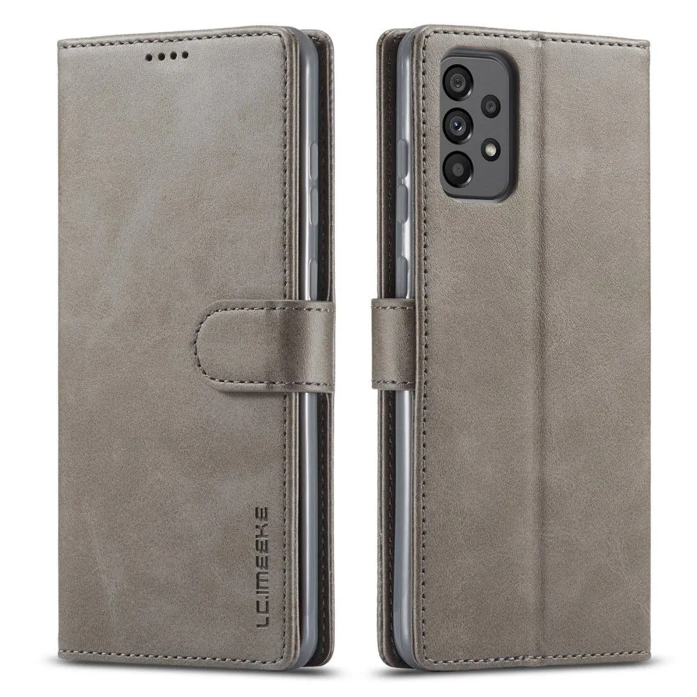 LC.IMEEKE Samsung Galaxy A73 Flip Case - Grey