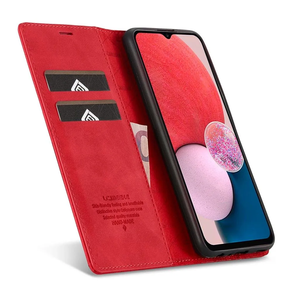 LC.IMEEKE Samsung Galaxy A73 Flip Case - Red