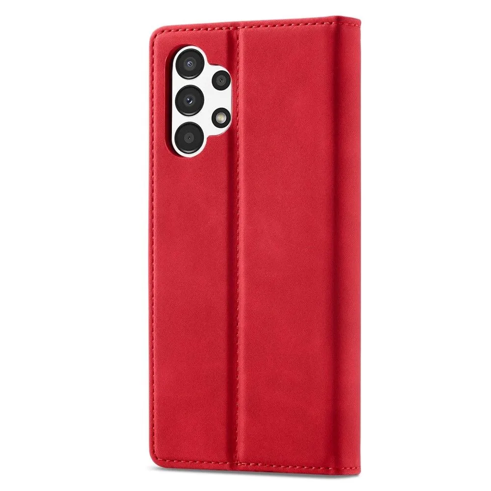 LC.IMEEKE Samsung Galaxy A73 Flip Case - Red