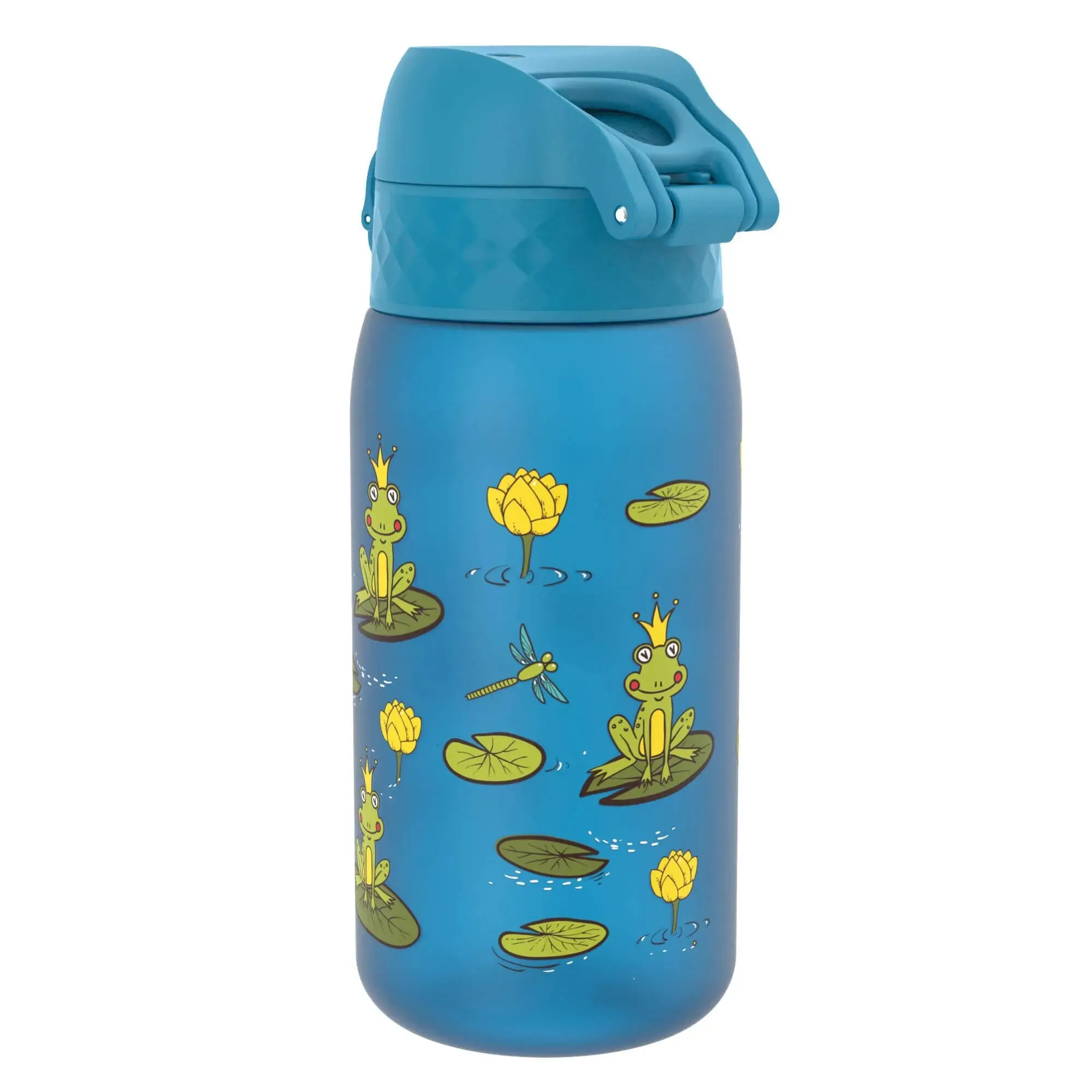 Leak Proof Kids Water Bottle, Recyclon, Frog Pond, 350ml (12oz)