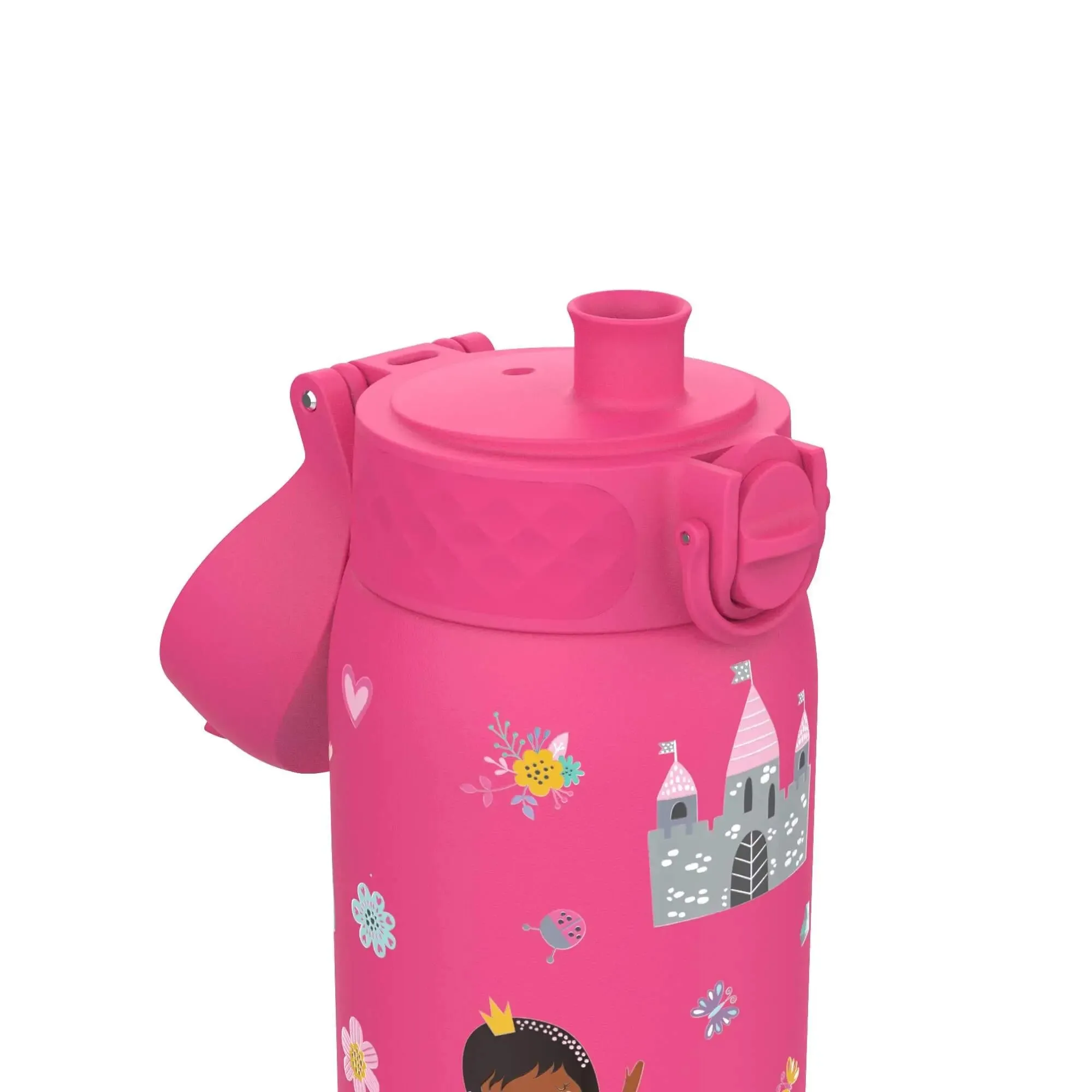 Leak Proof Kids Water Bottle, Stainless Steel, Princess, 400ml (13oz)