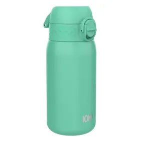 Leak Proof Kids Water Bottle, Stainless Steel, Teal, 400ml (13oz)