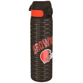 Leak Proof NFL Water Bottle, Stainless Steel, Cleveland Browns, 600ml (20oz)