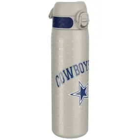 Leak Proof NFL Water Bottle, Stainless Steel, Dallas Cowboys, 600ml (20oz)