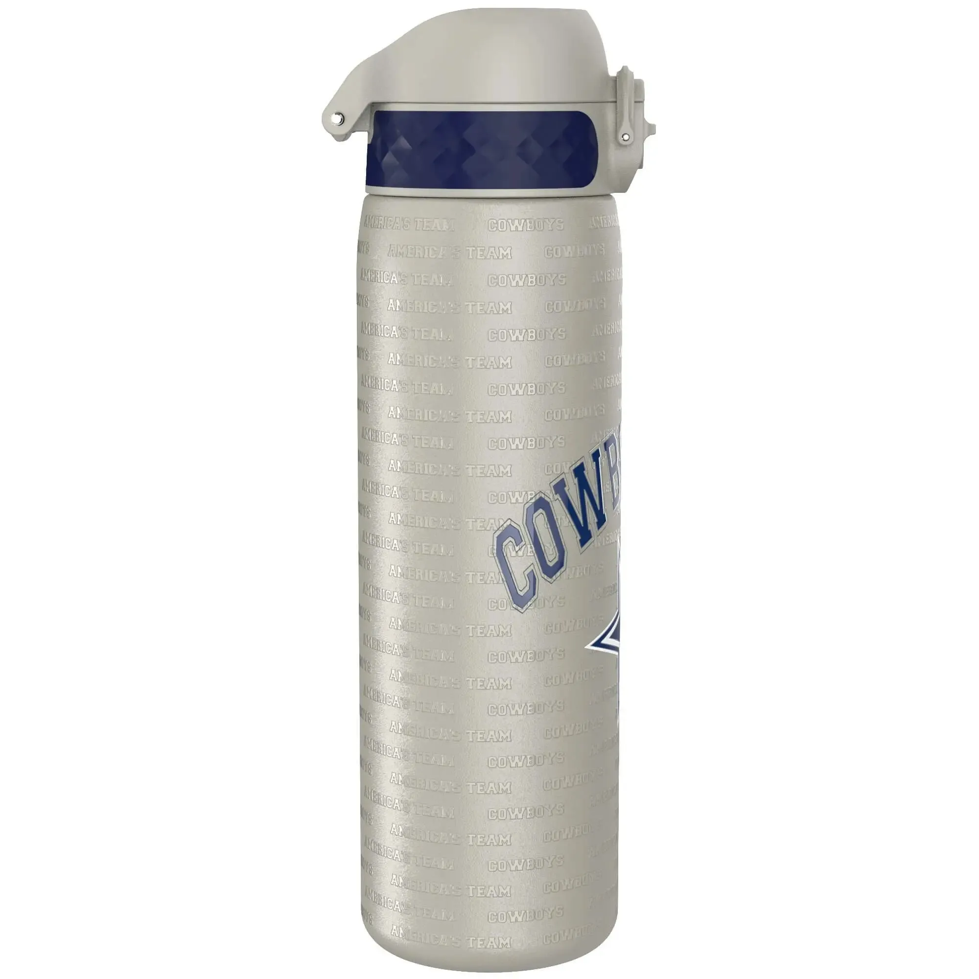 Leak Proof NFL Water Bottle, Stainless Steel, Dallas Cowboys, 600ml (20oz)