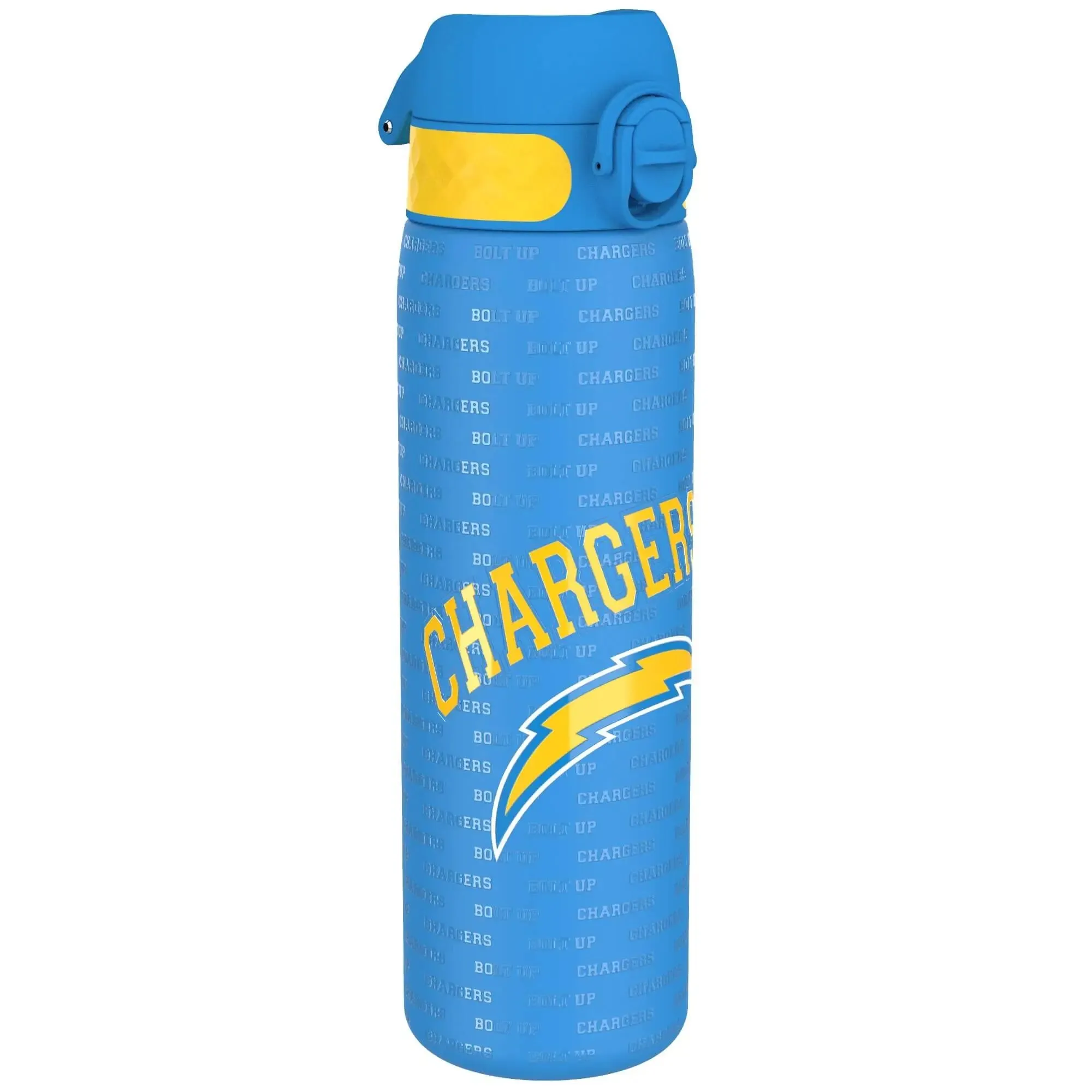 Leak Proof NFL Water Bottle, Stainless Steel, Los Angeles Chargers, 600ml (20oz)