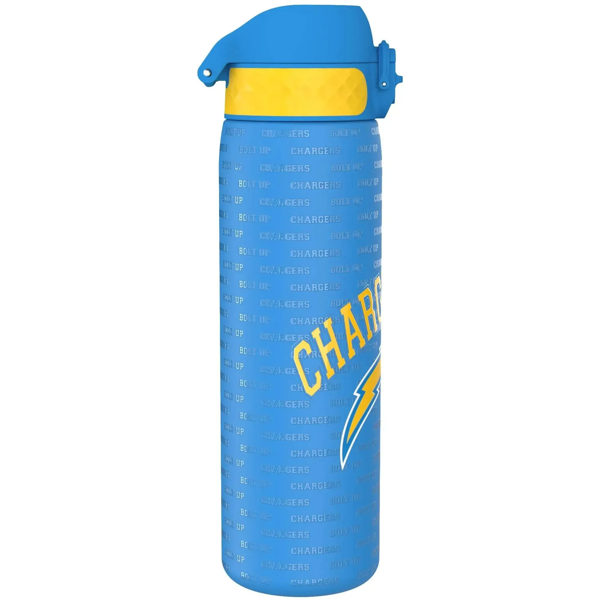 Leak Proof NFL Water Bottle, Stainless Steel, Los Angeles Chargers, 600ml (20oz)