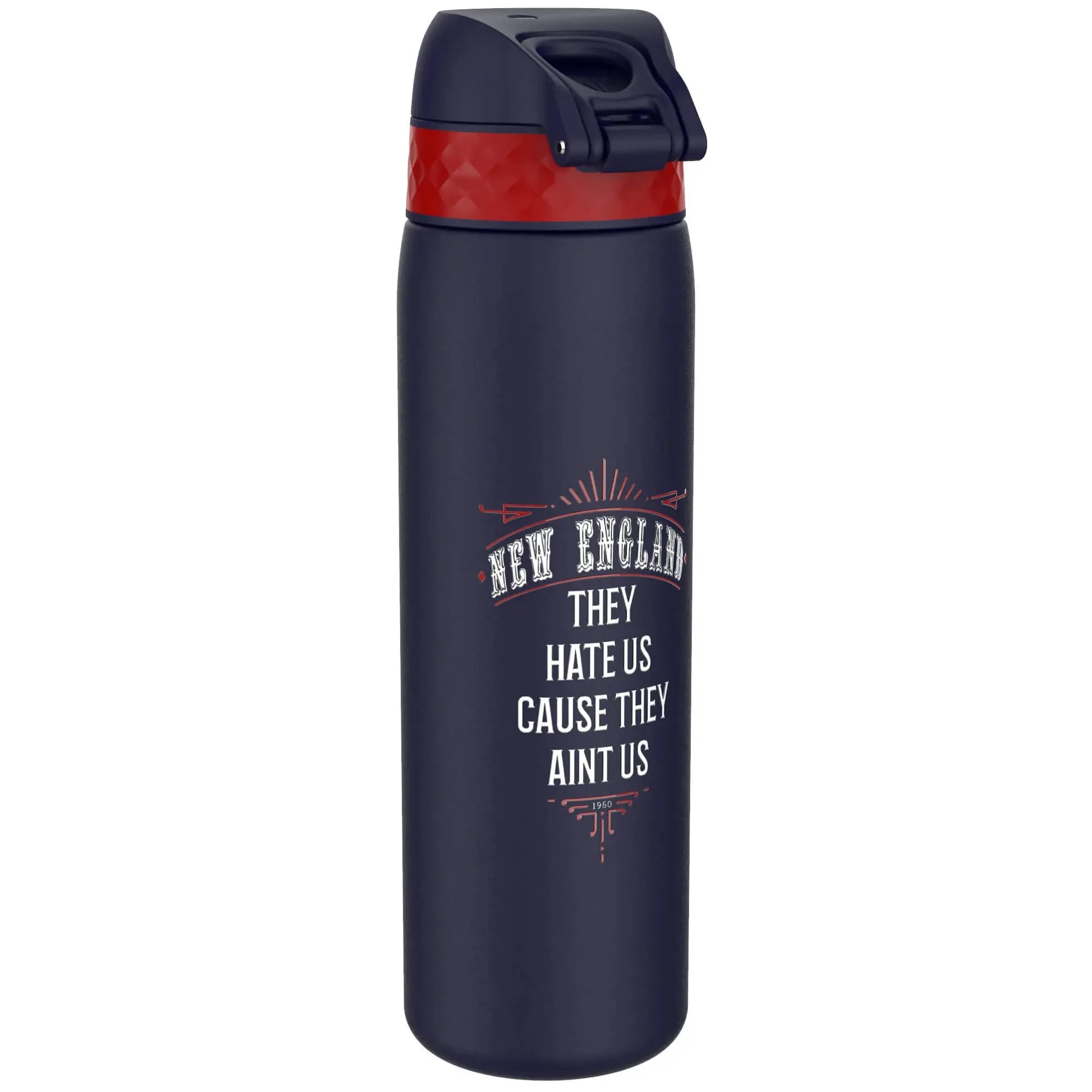 Leak Proof NFL Water Bottle, Stainless Steel, New England Patriots, 600ml (20oz)