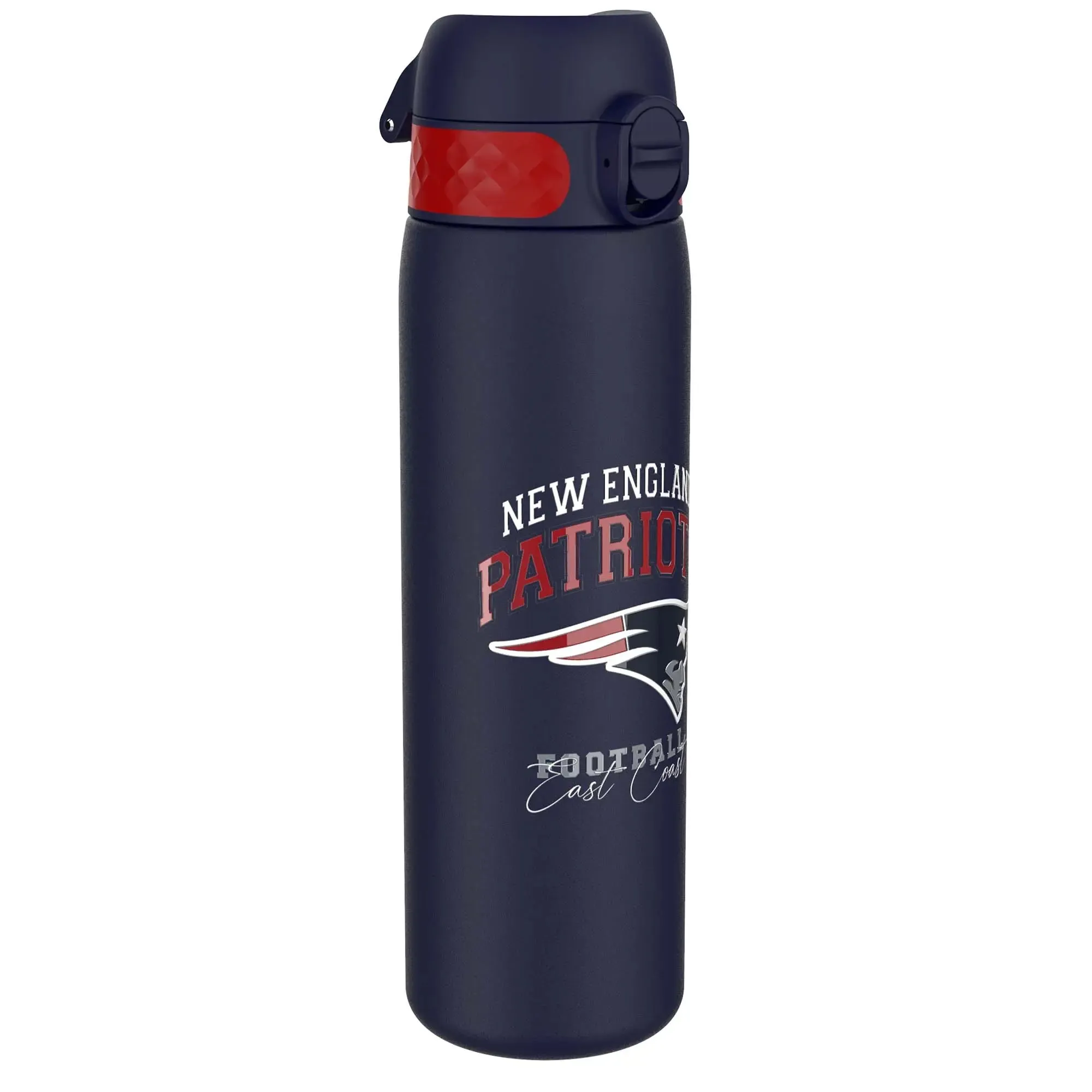 Leak Proof NFL Water Bottle, Stainless Steel, New England Patriots, 600ml (20oz)