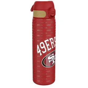 Leak Proof NFL Water Bottle, Stainless Steel, San Francisco 49ers, 600ml (20oz)