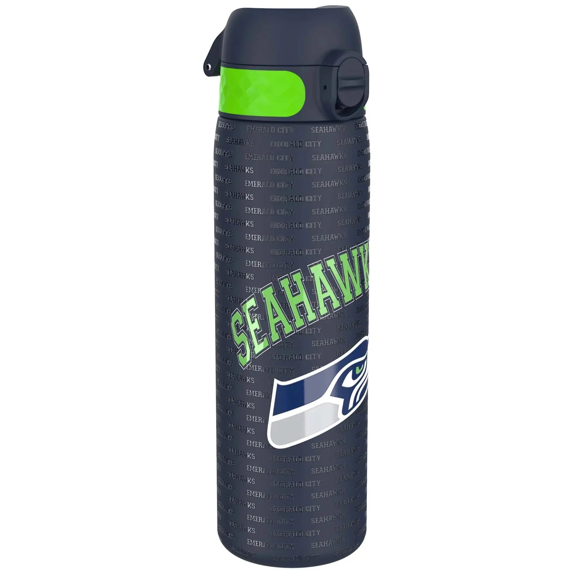 Leak Proof NFL Water Bottle, Stainless Steel, Seattle Seahawks, 600ml (20oz)