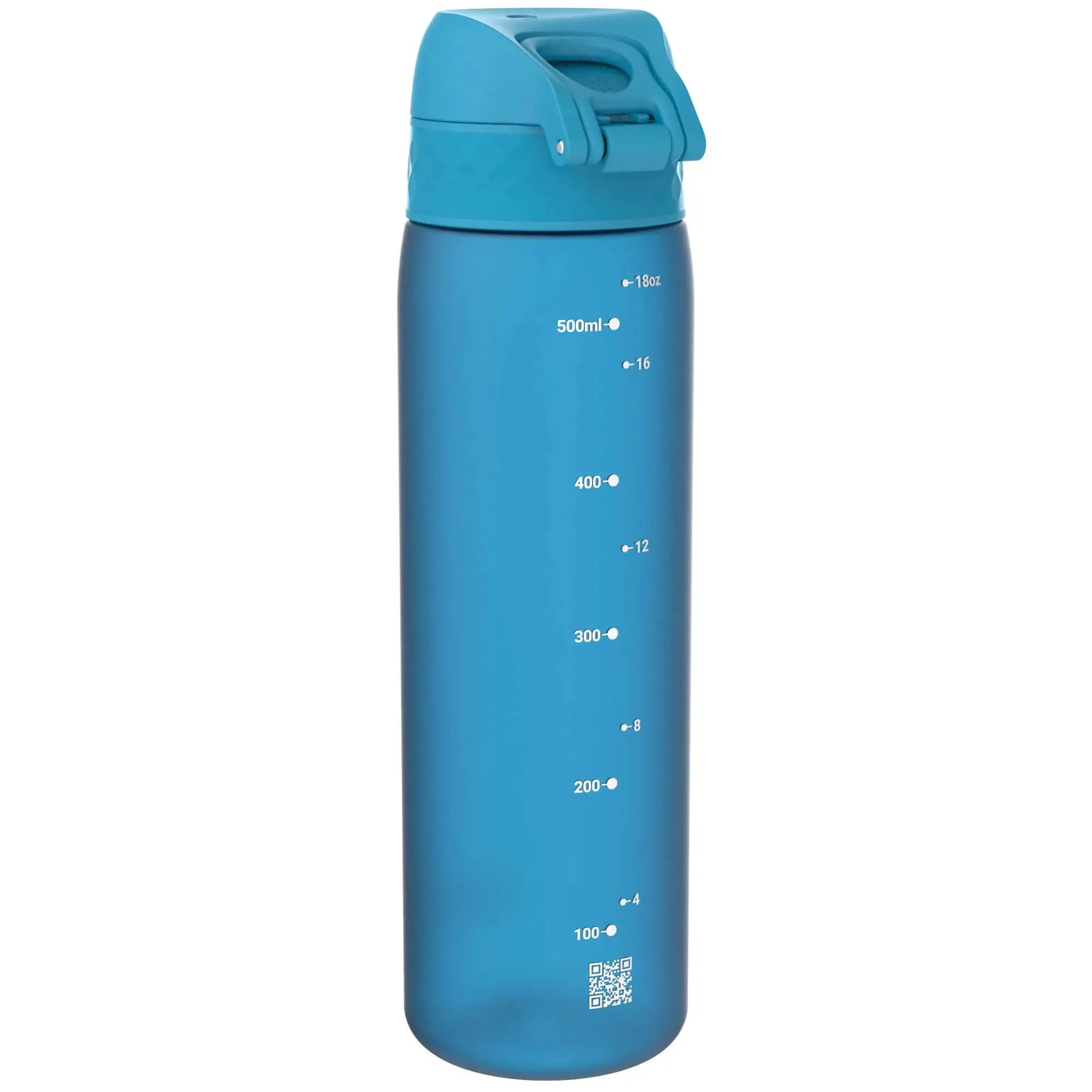 Leak Proof Slim Water Bottle, Recyclon, Blue, 500ml (18oz)