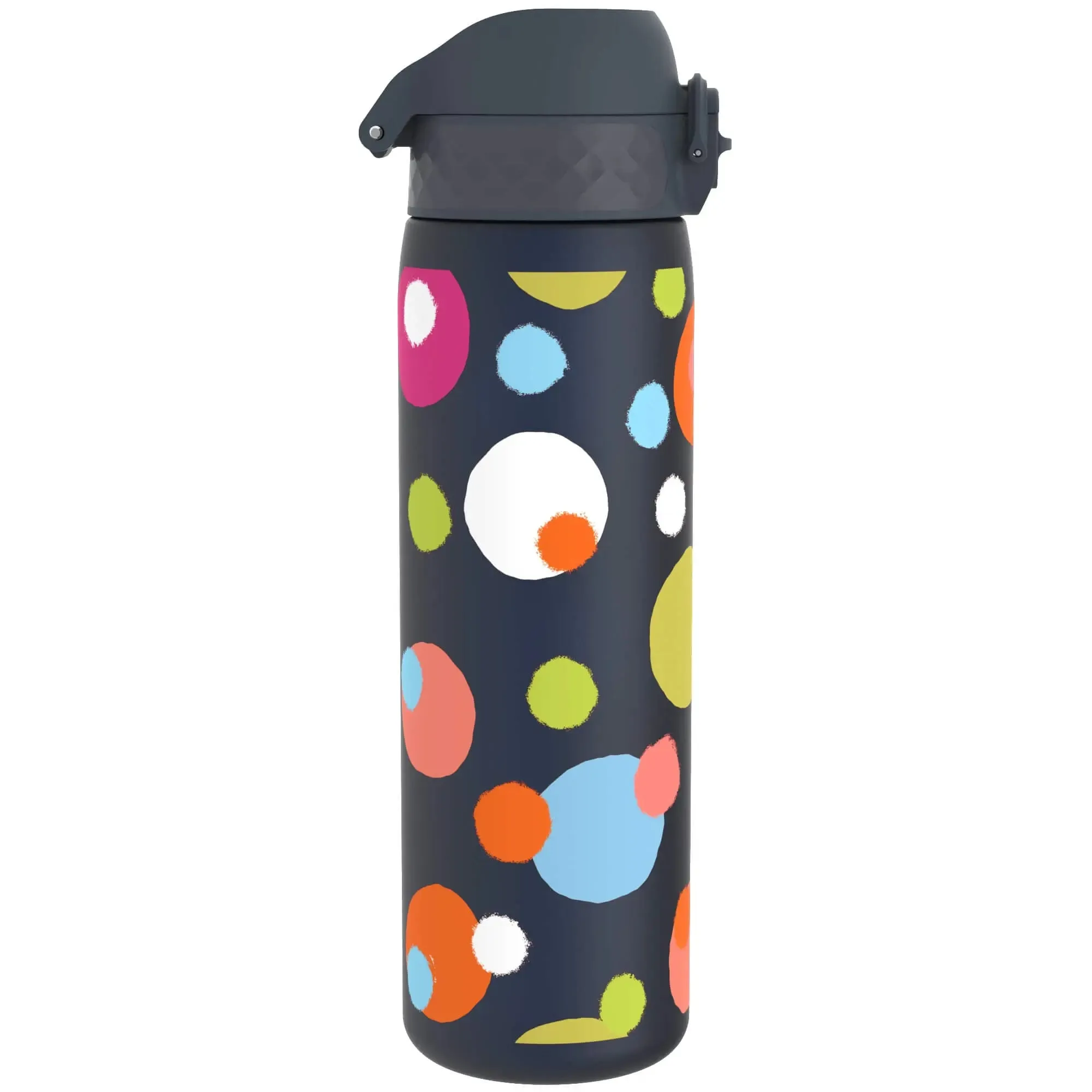 Leak Proof Slim Water Bottle, Recyclon, Spots, 500ml (18oz)