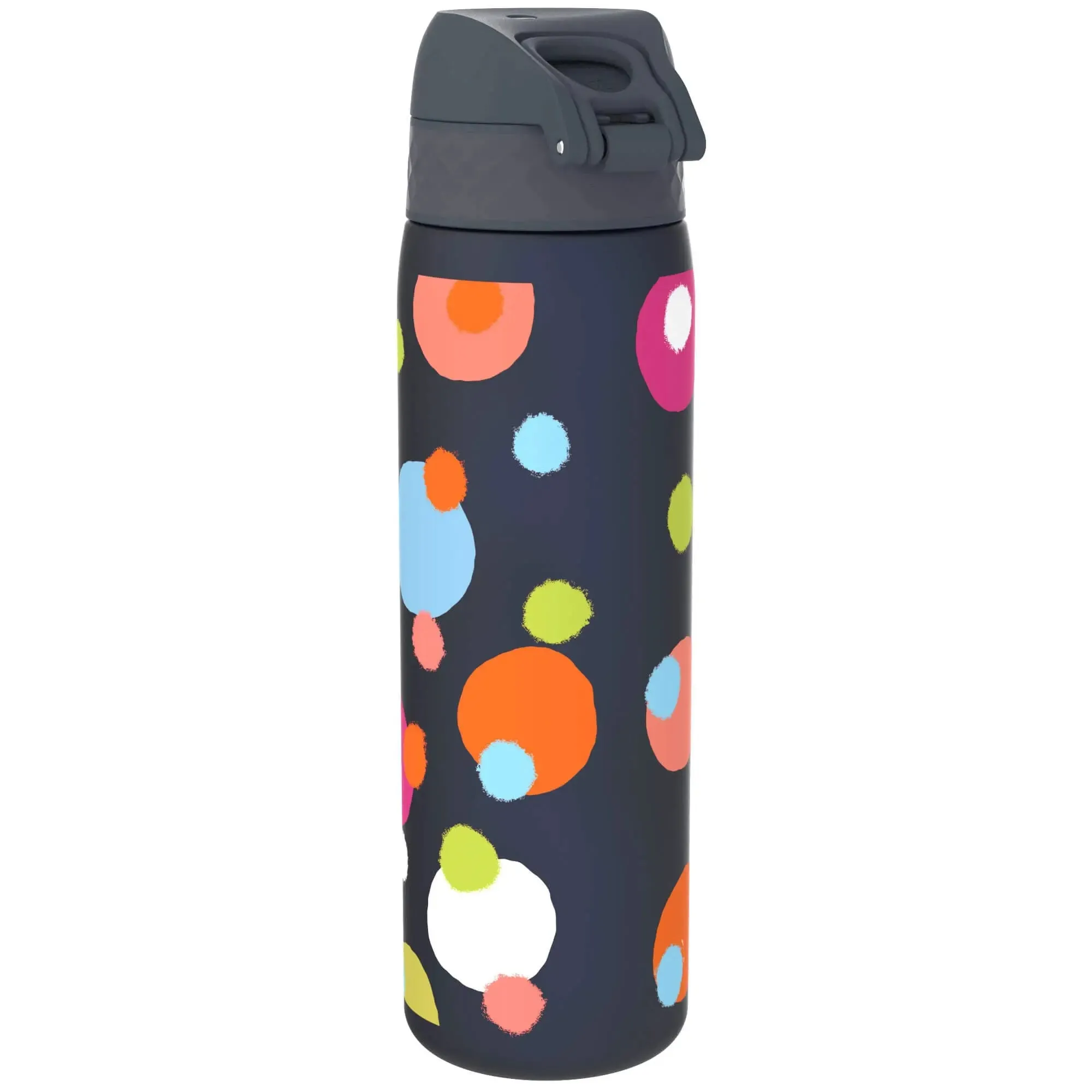 Leak Proof Slim Water Bottle, Recyclon, Spots, 500ml (18oz)