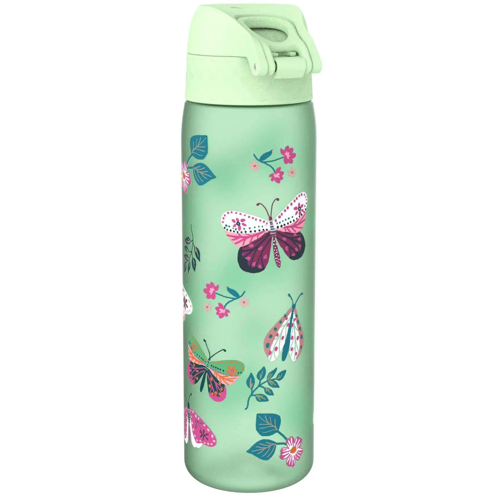 Leak Proof Slim Water Bottle, Recyclon, Wild Butterfly, 500ml (18oz)