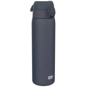 Leak Proof Slim Water Bottle, Stainless Steel, Ash Navy, 600ml (20oz)