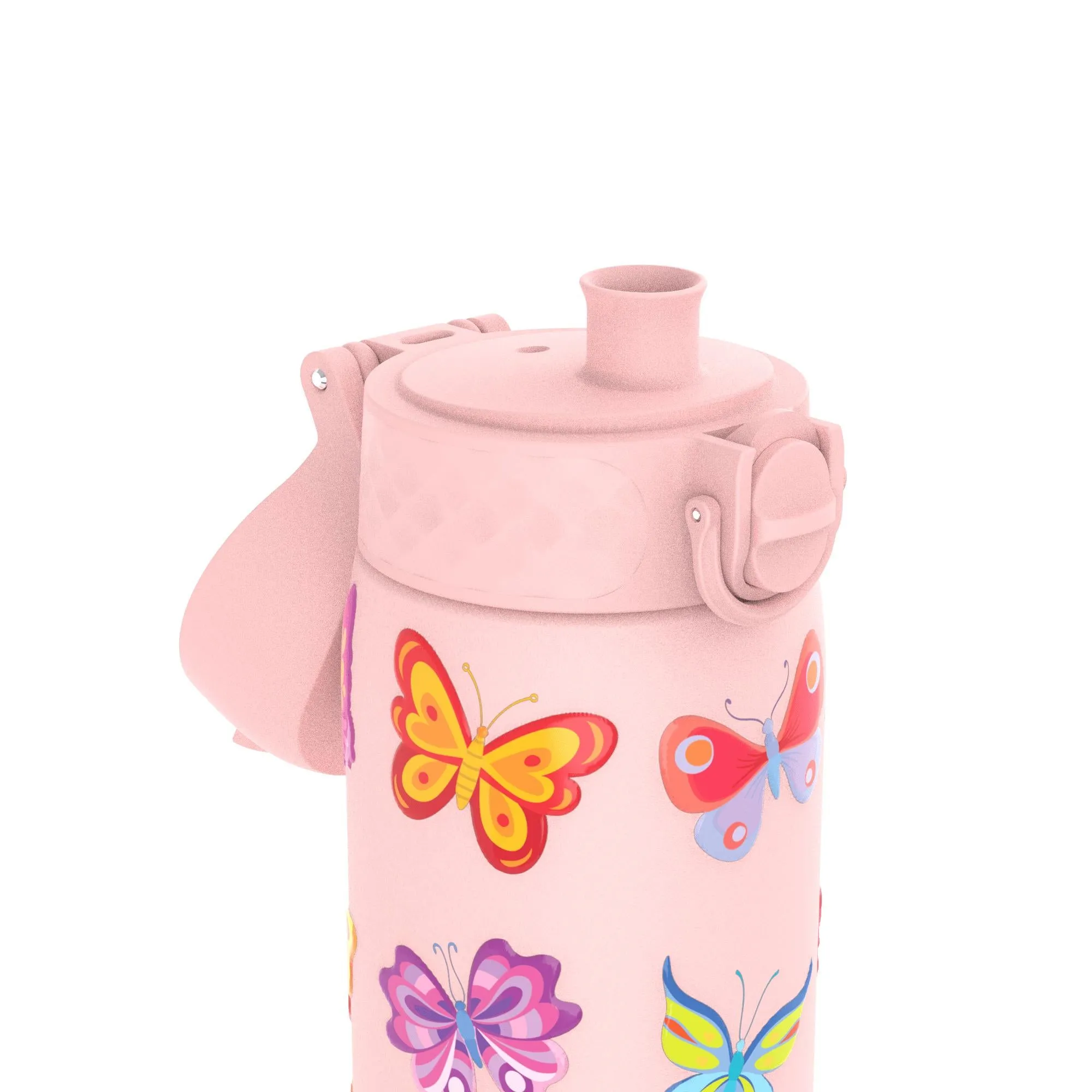 Leak Proof Slim Water Bottle, Stainless Steel, Butterfly, 600ml (20oz)