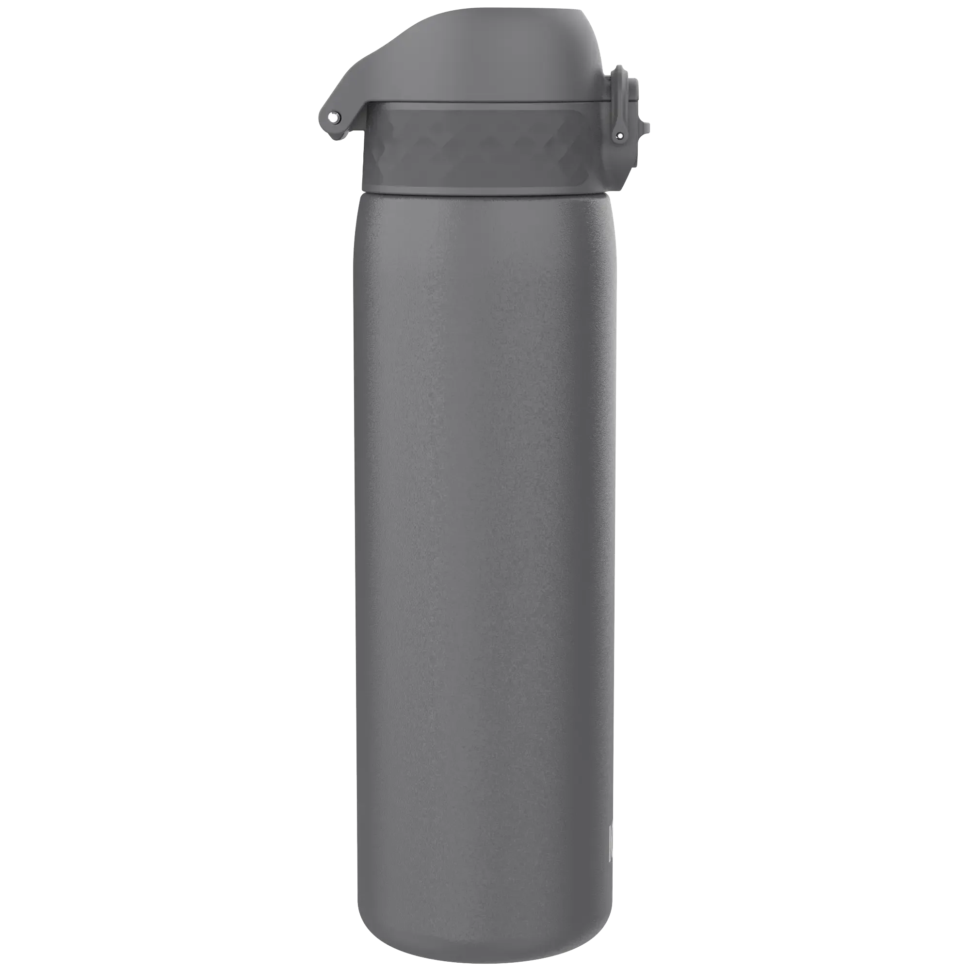 Leak Proof Slim Water Bottle, Stainless Steel, Grey, 600ml (20oz)