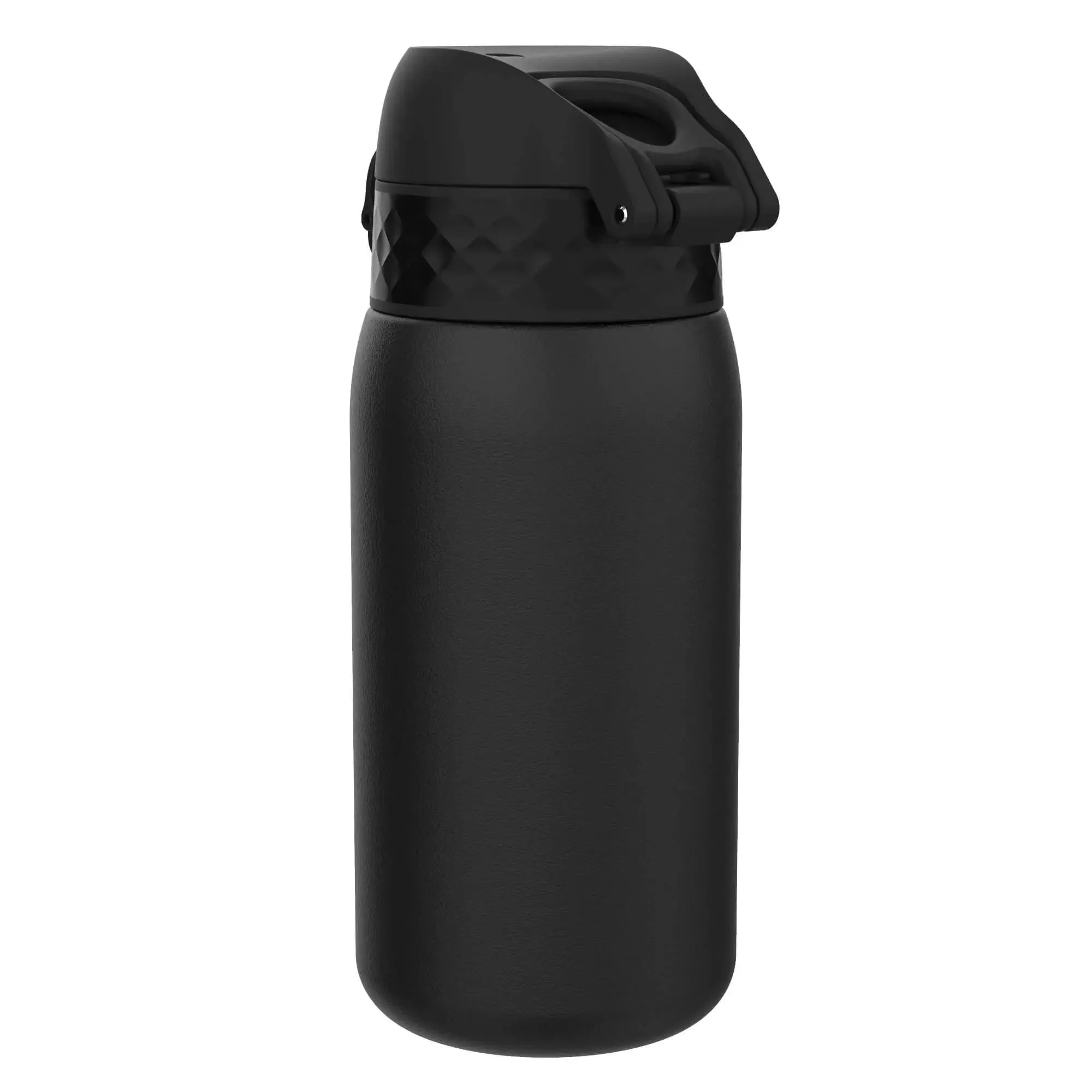 Leak Proof Water Bottle, Stainless Steel, Black, 400ml (13oz)