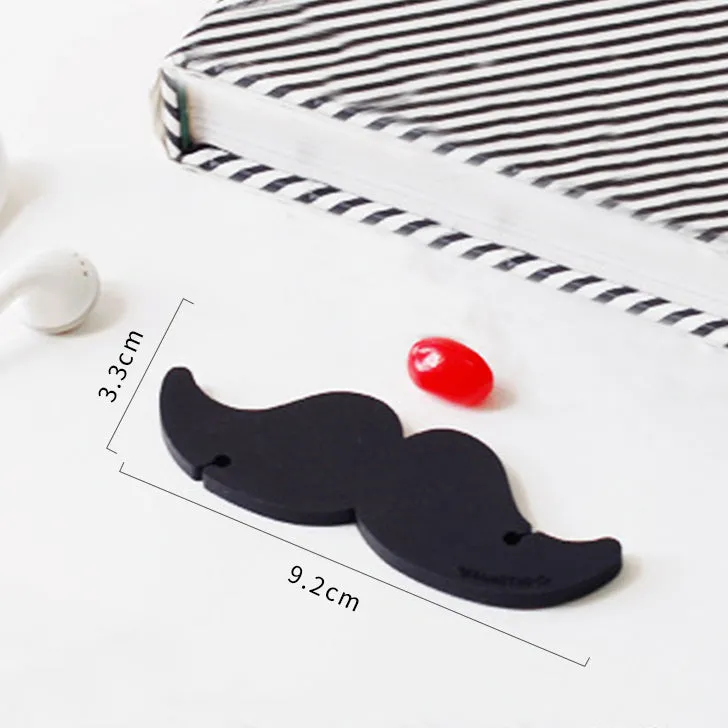 Leather Pattern Leather Cord Organizer Mustache Headphone Holder Pattern Leather Earbuds Holder Craft Patterns Leather Templates