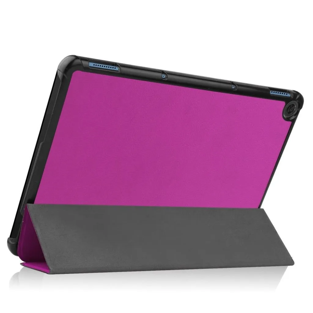 Lenovo Chromebook Duet litchi leather flip case - Purple